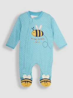 Œuf de canard Abeille - Dors-bien JoJo Maman Bébé zippé à motif appliqué