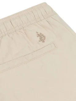 U.S. Polo Assn. Mens Lin Blend Deck Shorts
