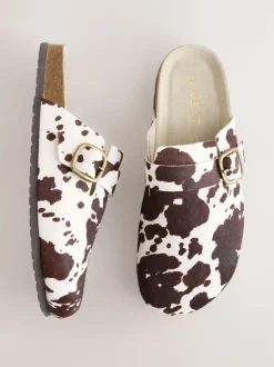 Vache - sabots en cuir avec semelle plantaire