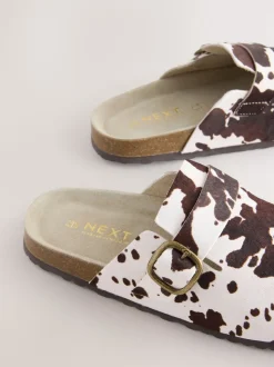 Vache - sabots en cuir avec semelle plantaire