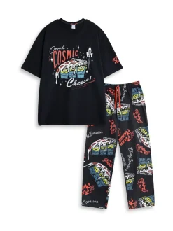 Vanilla Underground Disney Toy Story Ensemble pyjama long à Manches courtes Pizza Planet