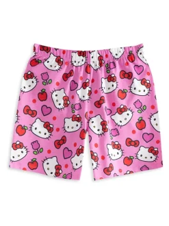 Vanilla Underground Hello Kitty Filles Ensemble pyjama à manches courtes 100% coton Lot de 2