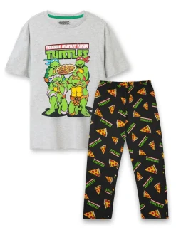 Vanilla Underground Mens 100% Cotton Teenage Mutant Ninja Turtle Pyjamas
