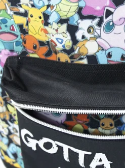 Vanilla Underground Pokemon Pokemon unisexe enfant Multi Character imprimé et Gotta Catch Em All sac à dos
