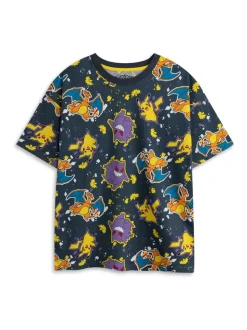 Vanilla Underground Pyjamas en coton Pokemon multicolore à manches courtes Ensemble Lot de 2