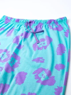 Vanilla Underground Pyjama femme Disney Monsters Inc multicolore à manches courtes en 100% coton