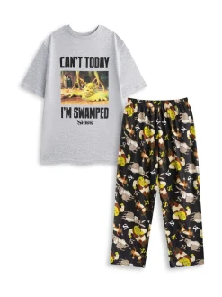 Vanilla Underground pyjama Shrek multicolore à manches courtes pour homme 100% coton