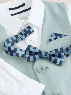 Vert - Baker by Ted Baker Ensemble Gilet Chemises et Pantalons