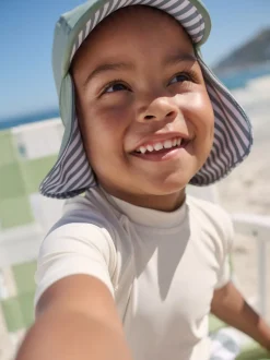 vert - Bonnet de bain Légionnaire (3mths-10yrs)