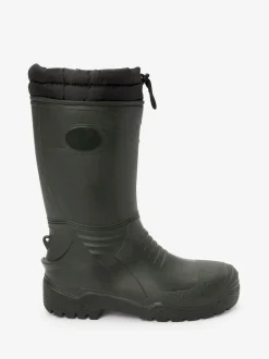 Vert - Bottes en caoutchouc doublées