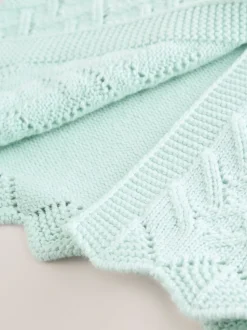 Vert - Cardigan en maille pointelle bébé (0mois-2ans) (0mois-2ans)