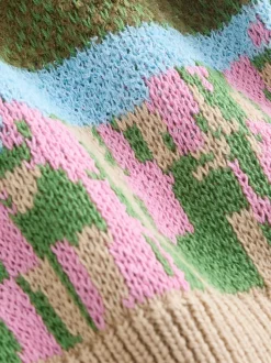 Vert - Cardigan Sheep Farm Scene (3-16ans)