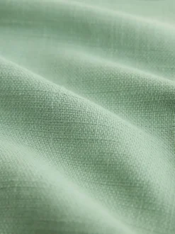 Vert - Chemise à manches longues texturée à deux poches Coupe classique