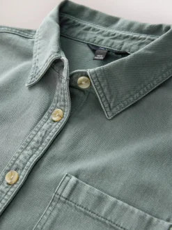 Vert - Chemises oversize en Denim