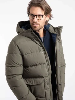 Vert - Doudoune épaisse Weird Fish Calderwood