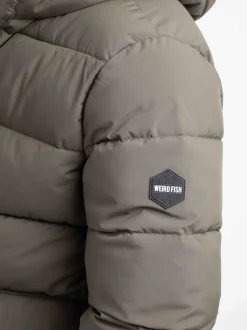 Vert - Doudoune épaisse Weird Fish Calderwood