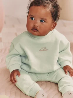 vert - Ensemble 2 pièces avec chandail et survêtement bébé (0mois-2ans)