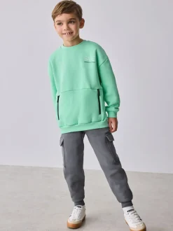 Vert - Ensemble jogging Baker by Ted Baker sweat et cargo
