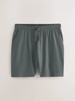 Vert - Ensemble pyjama rayé en jersey à manches courtes