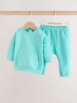 Vert - Ensemble sweat et jogging bébé (0mois2ans) (0mois2ans)