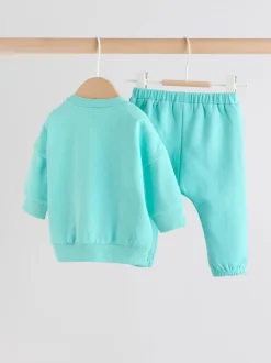 Vert - Ensemble sweat et jogging bébé (0mois2ans) (0mois2ans)