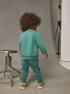 Vert - Ensemble sweat-shirt et jogging (3mois-7ans)