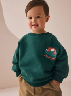 Vert - Ensemble Sweat-shirt et Survêtement utilitaire (3mois-7ans)