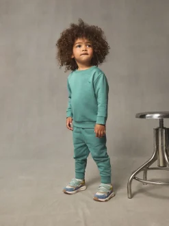 Vert - Ensemble sweat-shirt et jogging (3mois-7ans)