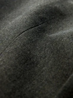 Vert - Gilet de costume en laine mérinos mélangée