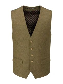 Vert - Gilet de costume texturé Skopes Fox