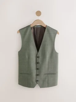 Vert - Gilet de laine Signature Nova Fides