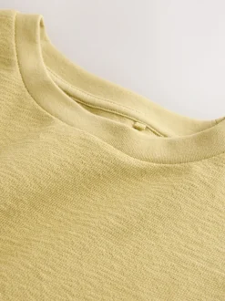 Vert - Haut texturé à manches longues (3-16ans)