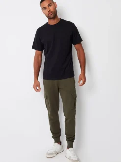Vert - Jogging Threadbare style cargo