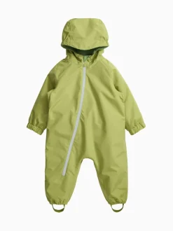 Vert - KIDLY by MORI Combinaison doublée de polaire