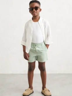Vert à la menthe - Reiss Cliff Drawstring Shorts de bain