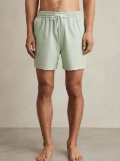 Vert à la menthe - Reiss Cliff Drawstring Shorts de bain