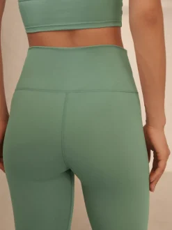 vert - Leggings enveloppants de yoga actif