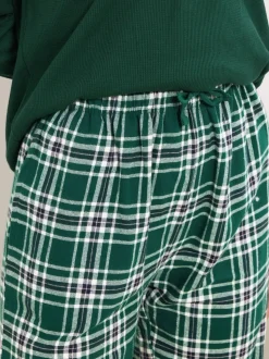 Vert - Long Tall Sally Pyjama Carreaux