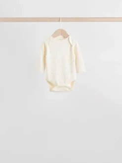 vert - Lot de 5 bodys à manches longues pour bébé