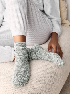 Vert - Lot de 3 paires de chaussettes en coton souple