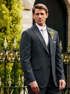 Vert - Modèle droit - Skopes Harcourt Single Breasted Coupe sur mesure Suit Gilet