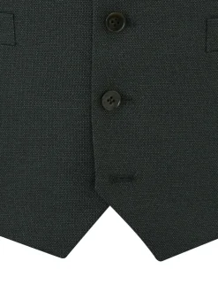 Vert - Modèle droit - Skopes Harcourt Single Breasted Coupe sur mesure Suit Gilet