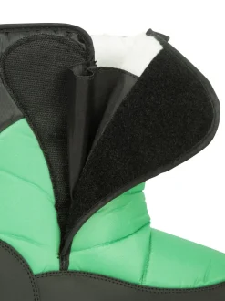Vert - Mountain Warehouse Bottes de neige adaptatives Caribou Kids Single Rayure Sherpa Lined