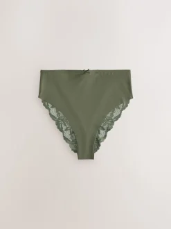 vert - No VPL Lace Back Briefs 5 Pack