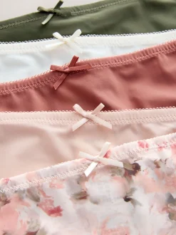 vert - No VPL Lace Back Briefs 5 Pack