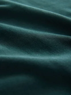 Vert - Oversize - Sweat-shirt épais à Col rond riche en coton