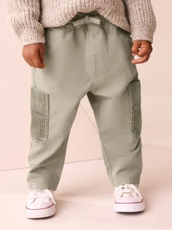 vert - Pantalon à enfiler avec poche latérale (3mois7ans)