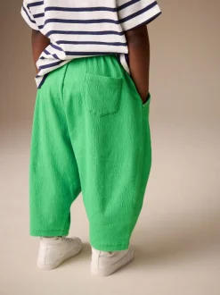 Vert - Pantalons amples texturés (3mths-7yrs)