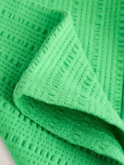 Vert - Pantalons amples texturés (3mths-7yrs)