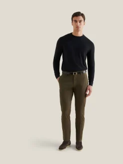 Vert - Pantalons Peckham Rye en Coton Extensible